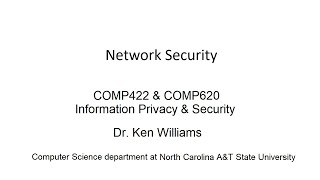 Network Security 2024 09 30 [upl. by Butch]