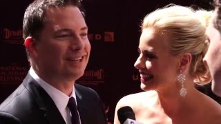 2016 soapcentralcom Daytime Emmys Red Carpet Jessica Collins [upl. by Nikral]