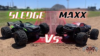 Traxxas  MAXX Vs SLEDGE [upl. by Annael]