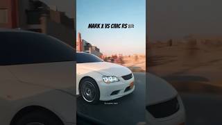 Mark x Vs Civic rs launch 🚀 🏁 youtubeshorts shorts reels track race civic markx [upl. by Cirederf53]