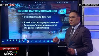 Baptism drownings quotPeople are perishing for upsetting African water spiritsquot Prof Mathole Motshekga [upl. by Acinna]