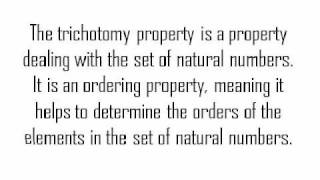 Trichotomy Property [upl. by Addie]