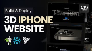 Build and Deploy an Apple Website with React  Beginner Threejs amp GSAP Tutorial [upl. by Sallie]