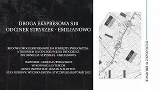 S10 Bydgoszcz  Emilianowo  wycinka drzew styczeń 2024 [upl. by Urson]