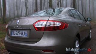 Test Renault Fluence  Essai 2010 Megane tricorps [upl. by Jamaal]