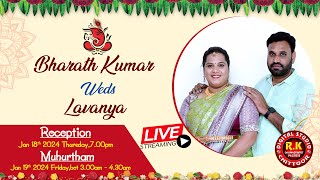 Bharath Kumar Weds Lavanya  Live Streaming  Event by RK Digital Studio [upl. by Cofsky]