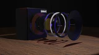 Blender  Subwoofer Exploded View Animation [upl. by Aihsyak]