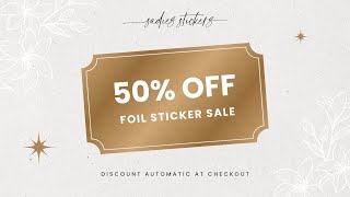 NEW RELEASES amp 50 OFF FOIL SALE • 0723 [upl. by Clover]