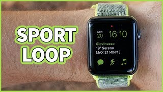 Recensione cinturino Sport Loop per Apple Watch [upl. by Vookles]