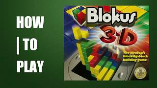 How To Play Blokus 3D Board Game [upl. by Relyks]