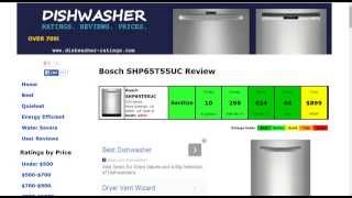 Bosch SHP65T55UC Dishwasher Review [upl. by Ayatal]