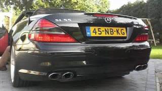 SL55 AMG engine sound Very low [upl. by Aicsila]