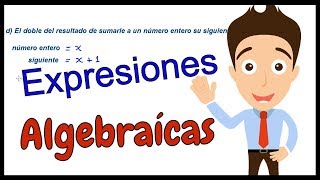 EJERCICIO DE EXPRESIONES ALGEBRAICAS [upl. by Nisen]