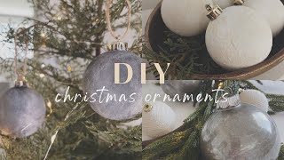 DIY Christmas Ornaments  Budget Friendly amp Easy  Aesthetic Ornaments [upl. by Meingoldas]