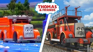 Buckled Tracks and Bumpy Cars Scene Remake Comparison  Thomas amp Friends Flynn and Belle [upl. by Godric394]