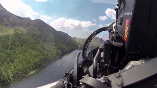 Flying the Typhoon Through the Mach Loop at Low Level [upl. by Nyloj]