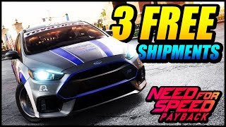 How To Get FREE PREMIUM SHIPMENTS In Need For Speed Payback MAY 2018 [upl. by Edrahs]