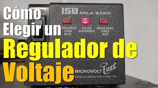 Regulador de voltaje p3  cómo elegir el regulador de voltaje adecuado [upl. by Edmee481]