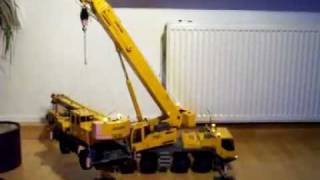 RC CRANE LIFT OTHER RC CRANE BIG SELF MADE RC CRANE RC CONSTRUCTION SITE LTM 1100 [upl. by Ariec63]