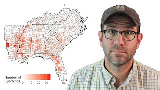 Juneteenth 2021 Using ggplot2 and R to create a map showing the history of lynchings CC117 [upl. by Haramat]