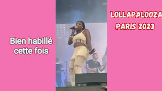 Aya Nakamura  haut niveau  Lollapalooza paris 2023 [upl. by Pammy838]