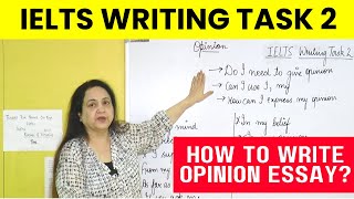 IELTS Writing Task 2 How to write Opinion Essay [upl. by Nilla]