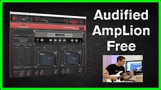 Audified AmpLion Free  Gnarly VST plugin amp sim for metalheads [upl. by Glassco755]