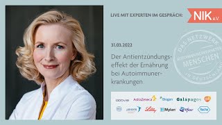 Der Antientzündungseffekt der Ernährung bei Autoimmunerkrankungen mit Dr Anne Fleck [upl. by Yenhpad]