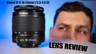 Canon EFS 1855mm f3556 III Lens Review [upl. by Terti17]