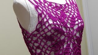 Blusa Bugambilia Crochet parte 1 de 2 [upl. by Nattirb]