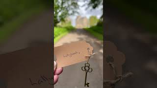 Getting the Key to Outlander “Lallybroch” Castle in Scotland [upl. by Ligriv]