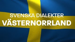 Svenska Dialekter – Norrländska – Västernorrländsk dialekt Voice To Me [upl. by Frierson]