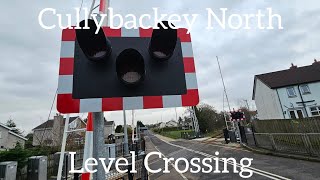 Cullybackey North Level Crossing Ballymena Monday February 19022024 [upl. by Eigroeg]