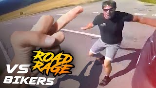 Stupid Road Rage Compilation VS Bikers  Motorcycle Road Rage 2024 [upl. by Amiarom315]