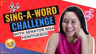 Senator Hontiveros sings love songs for Valentine’s Day [upl. by Kerk]