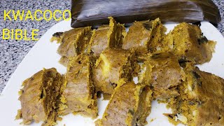 kwacocobiblecameroon HOW TO COOK KWACOCO BIBLEGRATED COCOYAM PUDDING FROM SCRATCH STEP BY STEP [upl. by Bill]