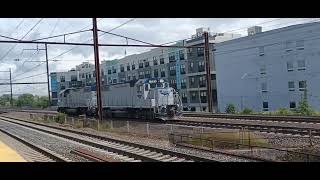 Rahway NJ upclose  Amtrak utility train September 7 2024 [upl. by Novonod662]