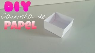 DIY como fazer caixinha de papel [upl. by Therese]