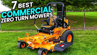 7 Best Commercial Zero Turn Mowers in 2024 [upl. by Barrus]