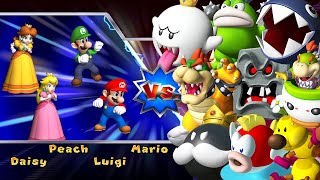 Mario Party 9 Step It Up  Mario vs Luigi vs Wario vs Waluigi Master Difficulty Gameplay [upl. by Aciria892]