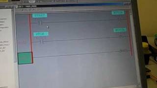 PLC programming  motor startstop function using retentive coils [upl. by Dovev]