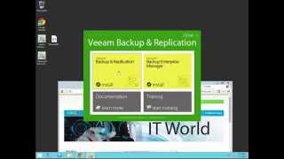 Veeam Backup amp Replication v8 Install [upl. by Yesiad]