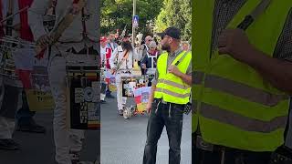 DEMO Aschaffenburg 14092024 mit Trommeln RHEINMAIN sagt NEIN [upl. by Eddi]