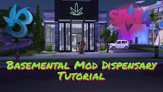 Sims 4  Basemental Drugs Mod Dispensary Tutorial [upl. by Grodin578]