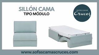 Sillón Cama tipo Módulo  Pequeño y Práctico  Soluciones para Espacios Pequeños [upl. by Lyrahs]