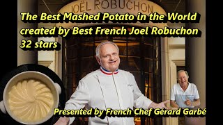 THE PERFECT MASHED POTATOE WITH JOEL ROBUCHONs RECIPE [upl. by Beasley]