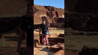 Sigiriya travel withwife sigiriya lionrock sunrise windy nature mountains morning srilanka [upl. by Roxi]