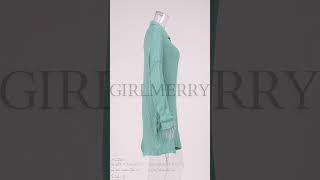 GIRLMERRY Sexy slight stretch 4 colors solid color lapel button playsuit Wholesale CA003384 [upl. by Michaela]