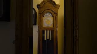 Howard Miller Grandfather Clock Strikes 12 Winchester Chimes [upl. by Gebelein]