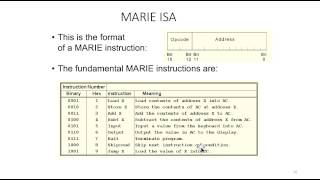 Architecture and Programming with Marie Simulator  A Short Tutorial part 33 [upl. by Nosrej]